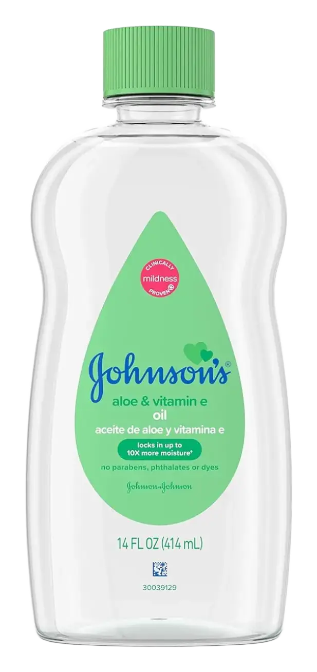 Johnson's Baby Oil, Aloe Vera & Vitamin E