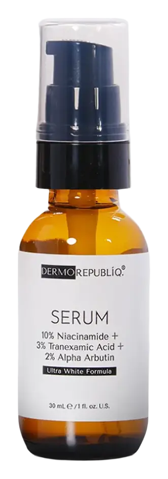Dermorepubliq 10% Niacinamide + 3% Tranexamic Acid + 2% Alpha Arbutin Ultra Whitening Formula Serum