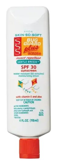 AVON Skin So Soft Bug Guard Plus SPF 30 Sunscreen