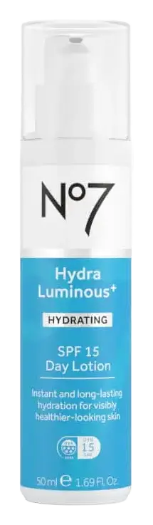 No7 Hydraluminous+ SPF 15 Day Lotion