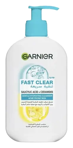 Garnier Fast Clear Gentle Hydrating Cleanser