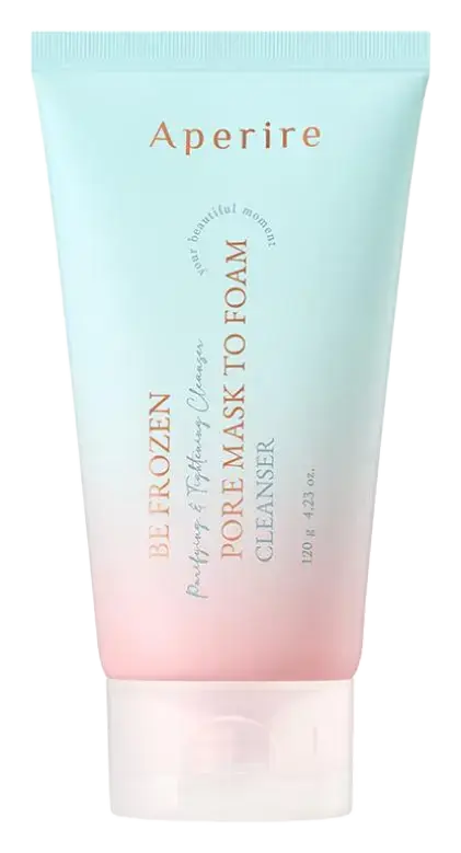 Aperire Be Frozen Pore Mask To Foam Cleanser