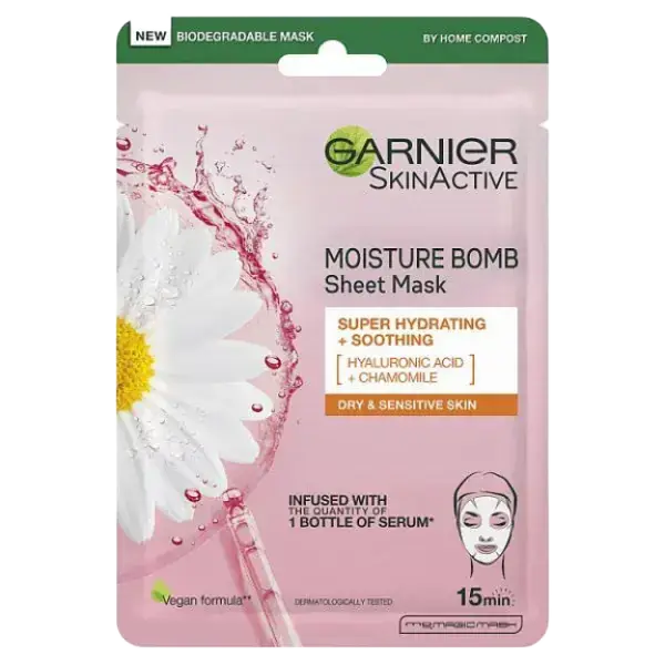 Garnier Moisture Bomb Sheet Mask Chamomile