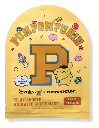 The Creme Shop Pompompurin Silky Smooth Animated Sheet Mask