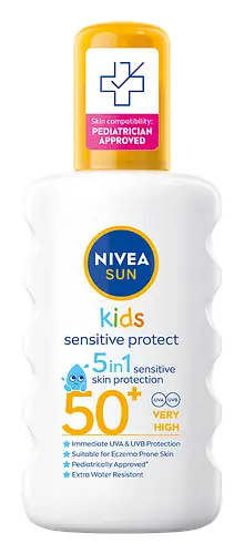 Nivea Kids Sensitive Protect Sun Spray SPF 50+ Europe