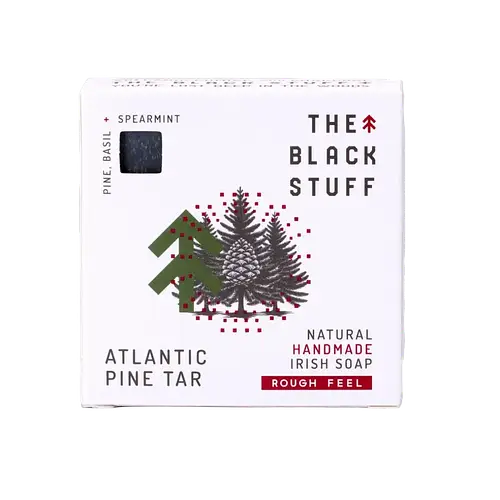 The Black Stuff Atlantic Pine Tar Natural Handmade Irish Soap