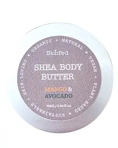 Sknfed Organic Shea Body Butter With Mango And Avocado