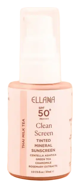 Ellana Mineral Cosmetics Clean Screen Tinted Mineral Sunscreen SPF 50+