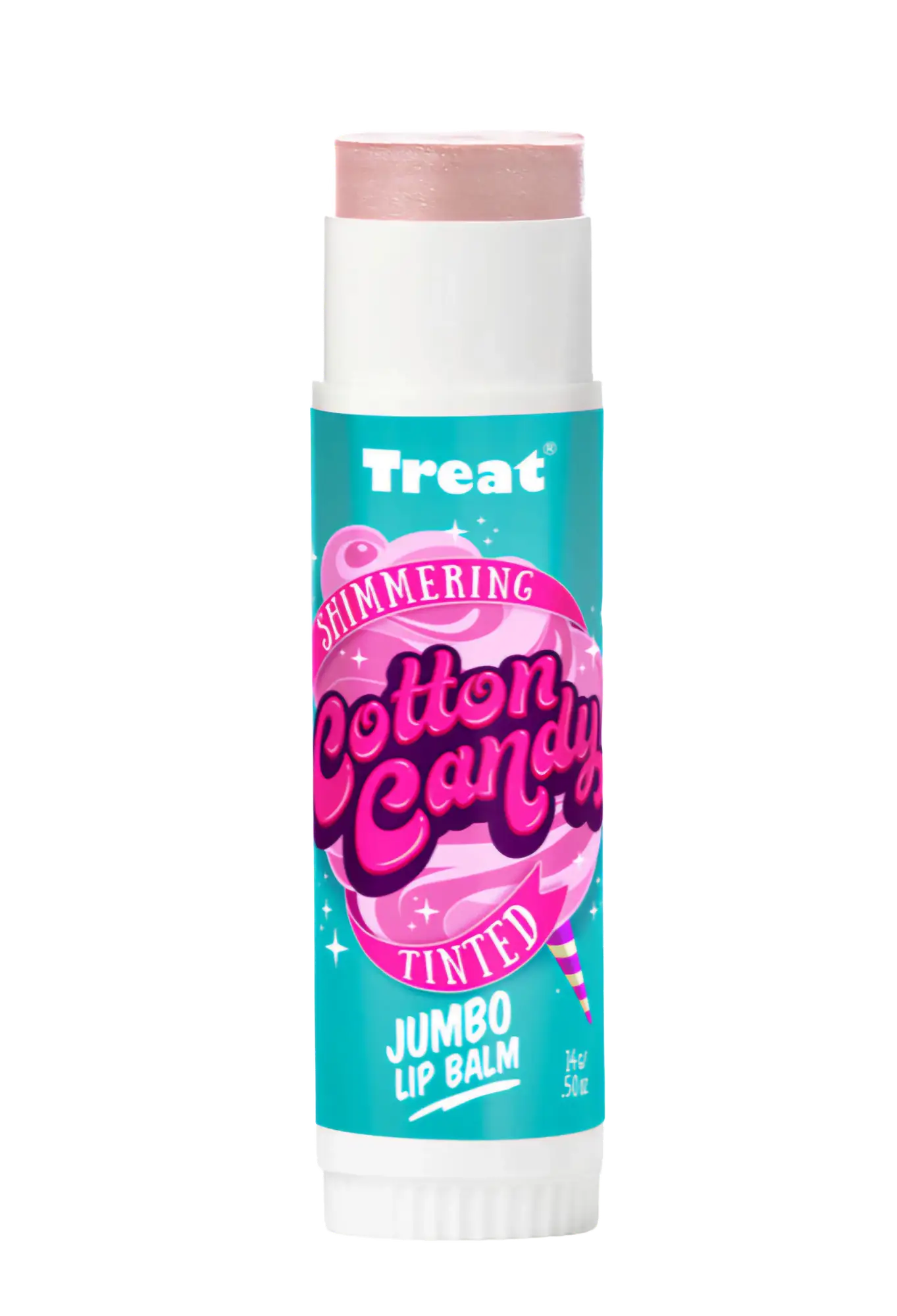 Treat Beauty Tinted Jumbo Lip Balm Shimmering Cotton Candy