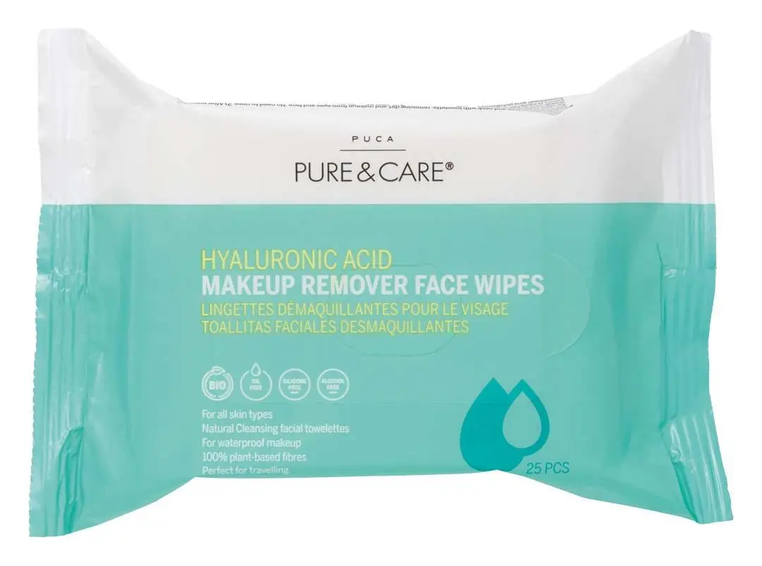 Puca – Pure & Care Hyaluronic Acid Makeup Remover Face Wipes