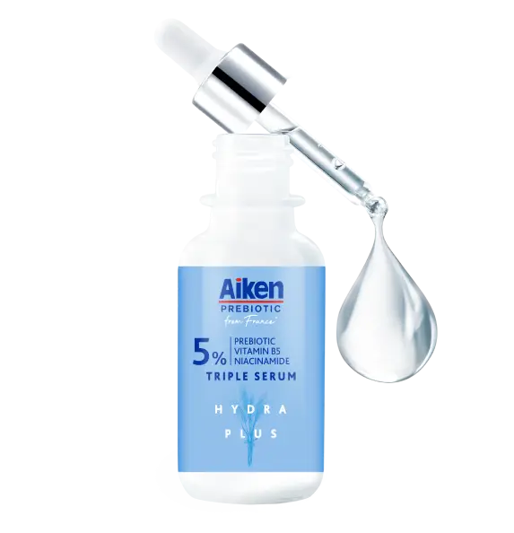 Aiken Hydra Plus 10% Hyaluronic Acid, Niacinamide, Prebiotic Triple Serum