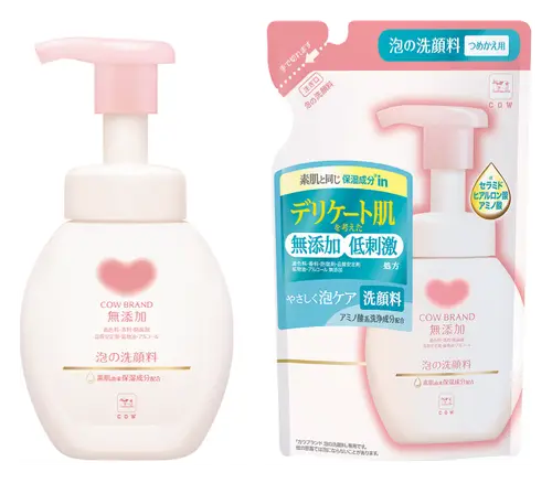 Cow Brand Mutenka Additive-Free Foaming Facial Cleanser