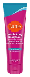 Lume Cream Tube Deodorant + Sweat Control Unscented