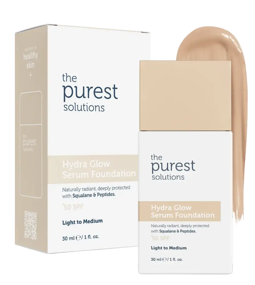 The Purest Solutions Hydra Glow Serum Foundation SPF 50+ Light To Medium