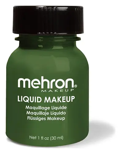 Mehron Makeup Liquid Makeup Green