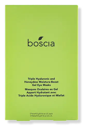 boscia Triple Hyaluronic and Honeydew Moisture-Boost Gel Eye Masks