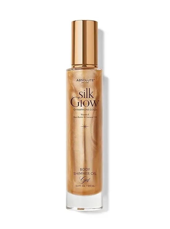 Absolute New York Silk Glow Shimmer Oil Gel Champagne Gold