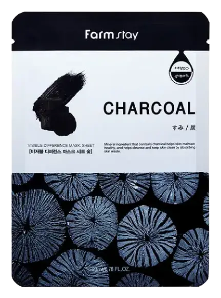 Farm Stay Visible Difference Mask Sheet Charcoal