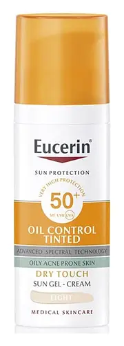 Eucerin Sun Face Oil Control Tinted SPF 50+ Light