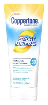 Coppertone Sport Mineral Sunscreen Lotion SPF 50