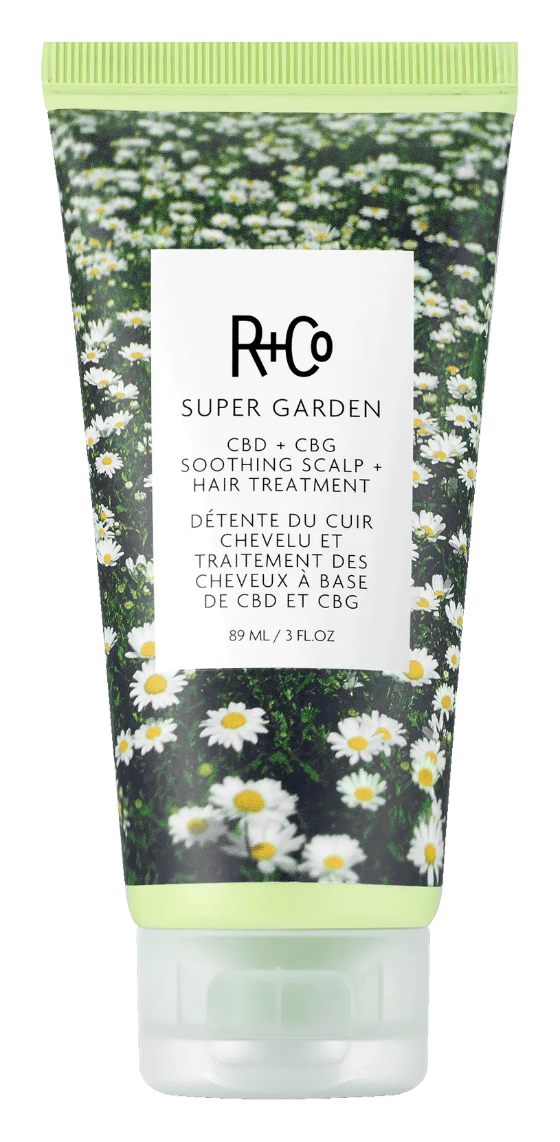 R & Co Super Garden CBD + CBG Soothing Scalp + Hair Treatment