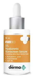 The Derma Co 1% Hyaluronic Sunscreen Serum SPF 50