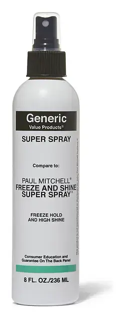 Generic Value Products Super Spray Compare to Paul Mitchell Freeze and Shine Super Spray