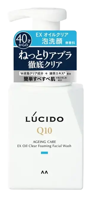 Mandom Lucido Q10 Ageing Care Ex Oil Clear Foaming Facial Wash