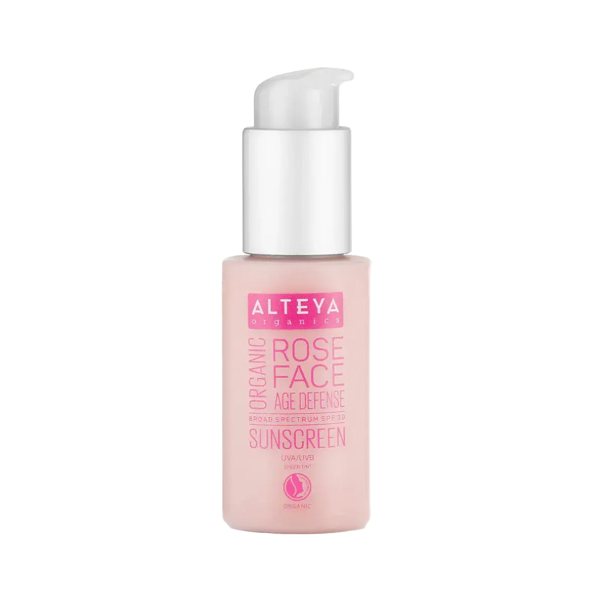 Alteya Organics Organic Sunscreen Rose Face Cream SPF 30