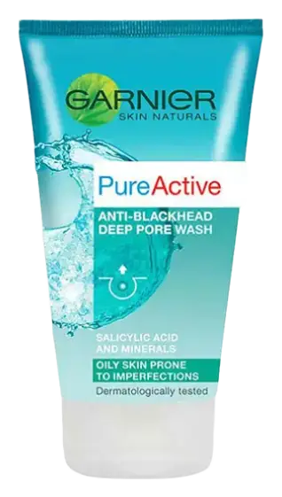 Garnier Pure Active Anti-Blackhead Deep Pore Wash