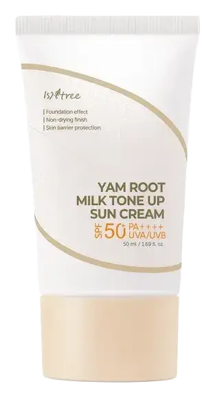 Isntree Yam Root Milk Tone Up Sun Cream SPF50+ PA++++