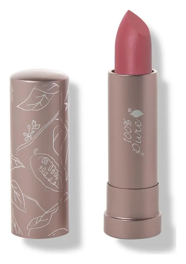 100% Pure Fruit Pigmented Cocoa Butter Matte Lipstick Plume Pink