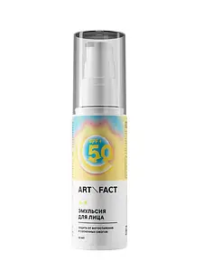 Art & Fact SORB M 10% + SORB S 2% + Ethylhexyl Methoxycinnamate 3,5% + Ethylhexyl Triazone 2% Emulsion SPF 50+