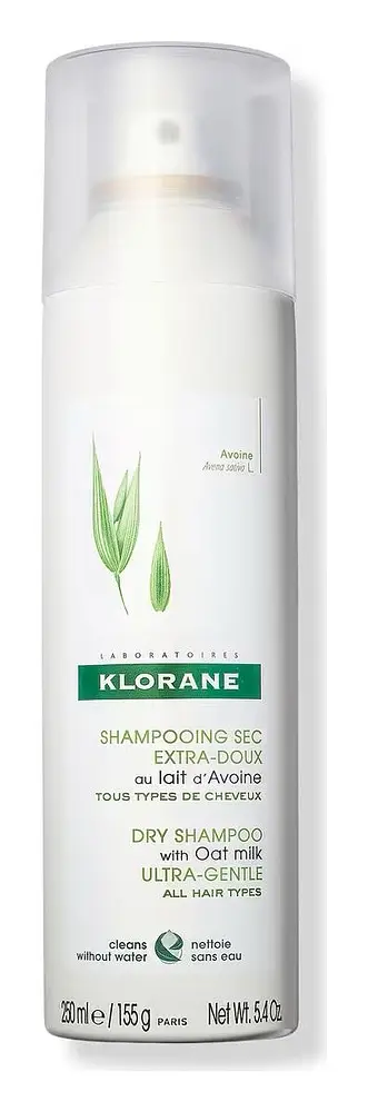 Klorane Ultra-Gentle Dry Shampoo With Oat Milk Aerosol