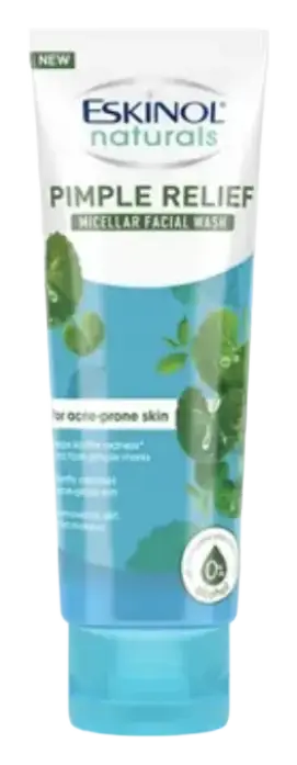 Eskinol Naturals Micellar Facial Wash Pimple Relief with Cica & Green Tea Extracts