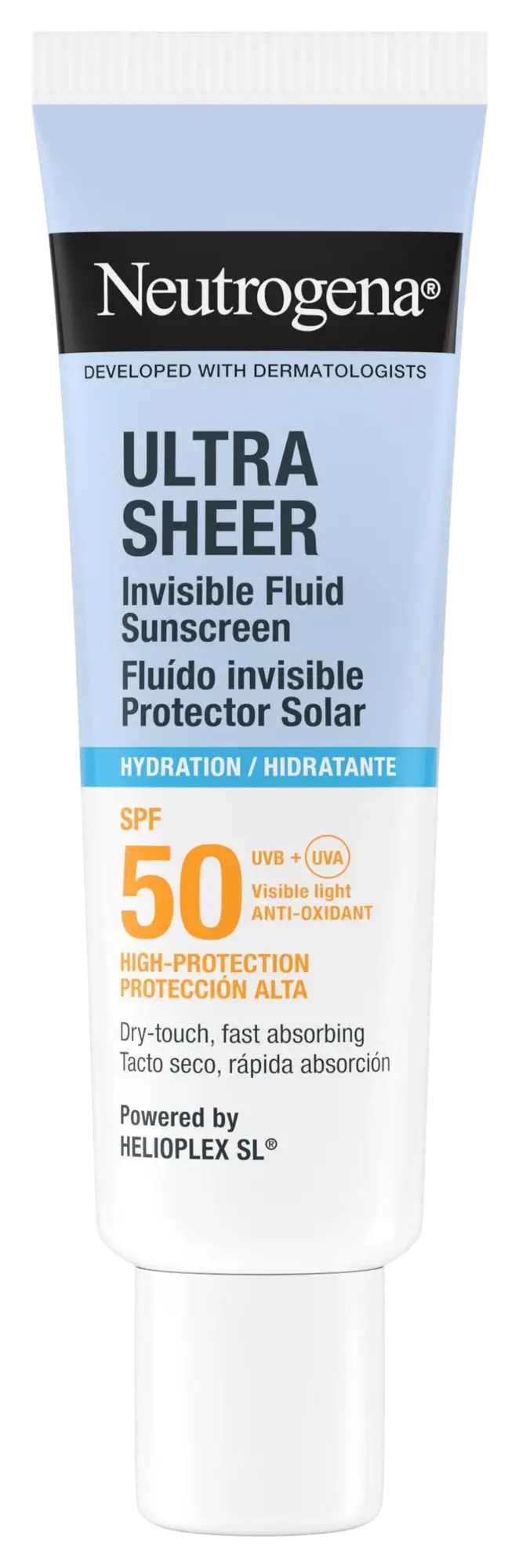 Neutrogena Ultra Sheer Invisible Fluid Sunscreen SPF 50 Spain