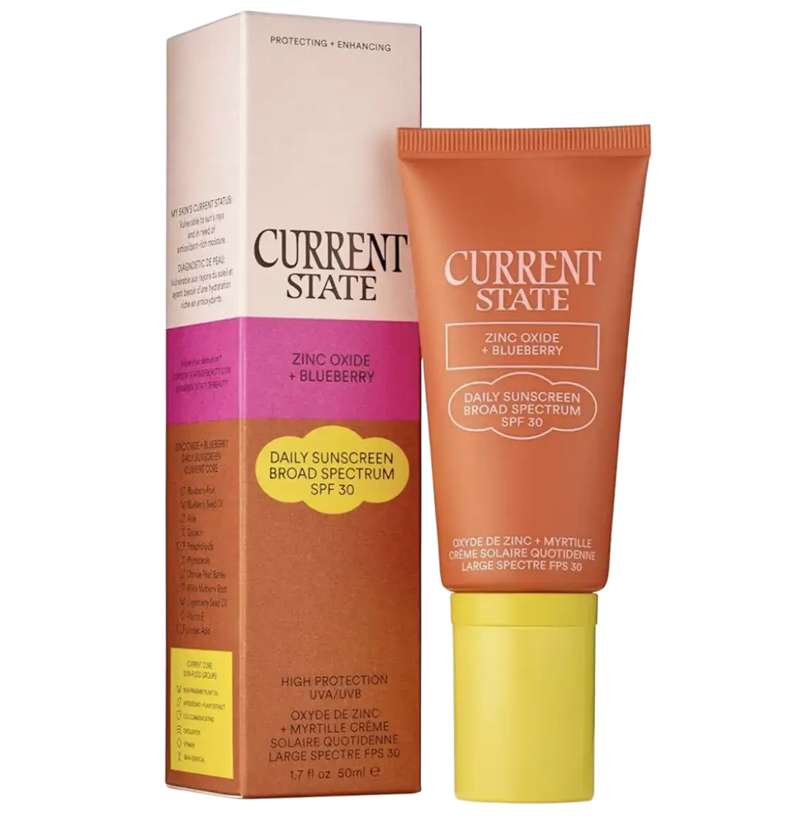 Current State Zinc Oxide + Blueberry Daily Sunscreen Broad Spectrum SPF 30