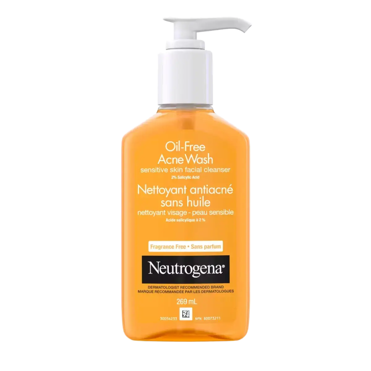 Neutrogena Oil-Free Acne Wash Sensitive Skin Facial Cleanser