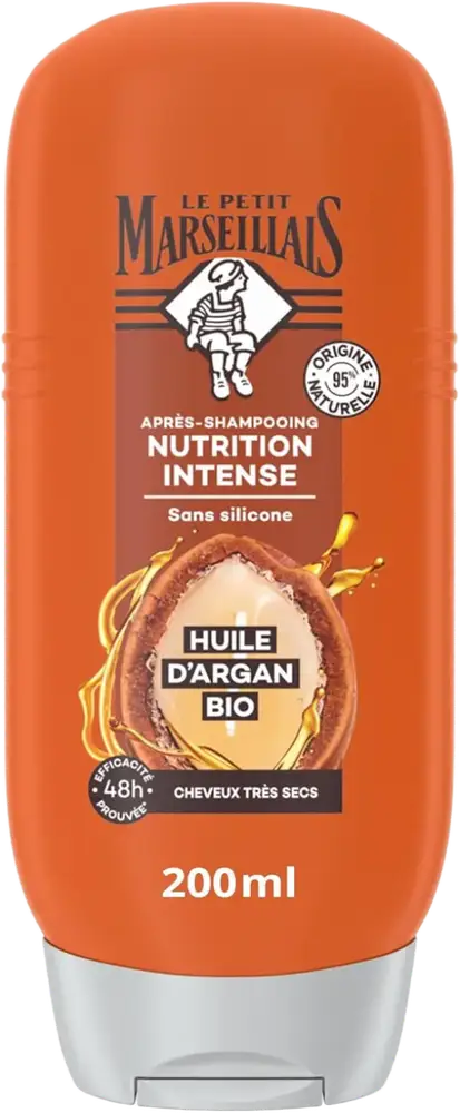Le Petit Marseillais Après-Shampooing Nutrition Intense Huile D'Argan Bio