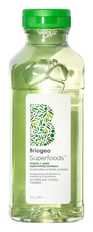 BrioGeo Superfoods Replenishing Shampoo - Matcha + Apple