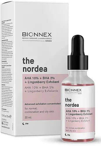 Bionnex The Nordea AHA 10% + BHA 2% + Lingonberry Exfoliant