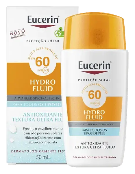 Eucerin Hydro Fluid Facial Sunscreen SPF 60 Brazil