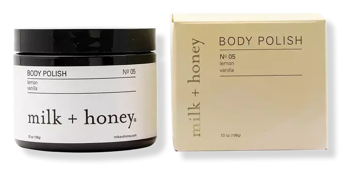 Milk + Honey Lemon, Vanilla Body Polish No.05