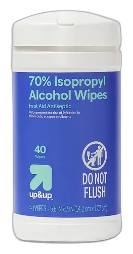 up&up 70% Isopropyl Alcohol Wipes