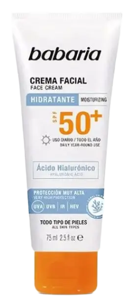 Babaria Moisturizing Face Cream SPF 50+