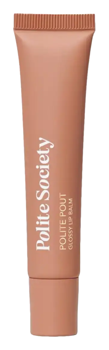 Polite Society Polite Pout Glossy Lip Balm French Caramel