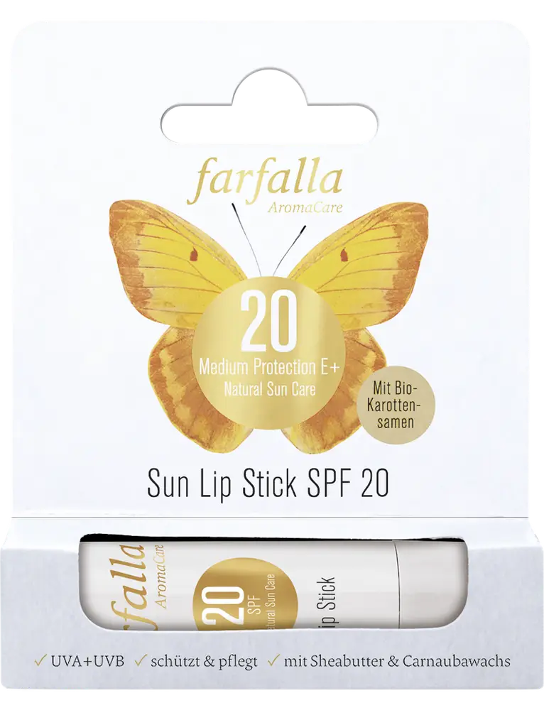 Farfalla Medium Protection E+ Sun Lip Stick SPF 20