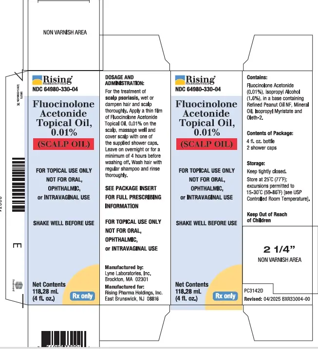 Rising Pharmaceuticals Fluocinolone Acetonide Topical Scalp Oil, 0.01%