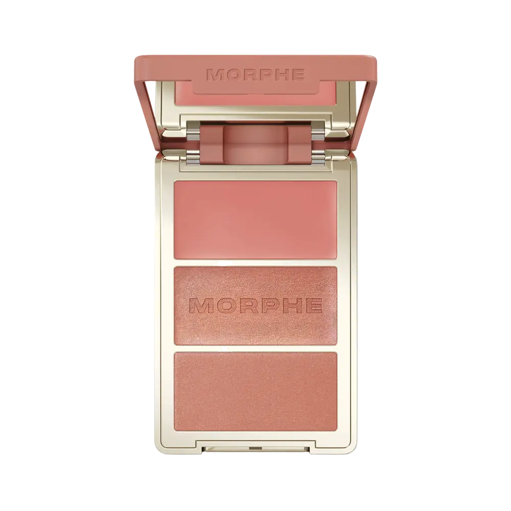 Morphe Cheek Thrills Multi-Finish Face Trio After Party
