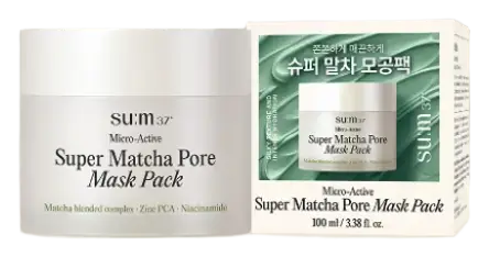 Su:m37 Micro-Active Super Matcha Pore Mask Pack